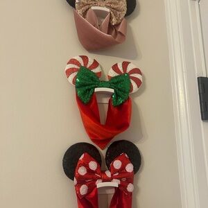 Minnie Mouse Ears Headband Set